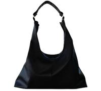 Triluhandmade Borsa hobo nera da donna con messaggio interno | "Tutto ciò di cui hai bisogno è già dentro di te"