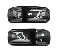 Trim Carbonio Comandi Luci per golf MK7 Trim Carbonio Comandi(Black) | Compatibile per golf 7, 7.5, 8, design factory, per montaggio per preciso, finitura nera opaca, plastica resistente