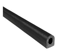 Trim-Lok Sigillo in gomma a forma di D - 437" altezza, larghezza 375", lunghezza 25" - guarnizione in schiuma EPDM con adesivo acrilico generale a pressione sensibile alla pressione - Weatherproofing