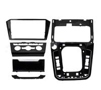 Trim Pannello Console Centrale Compatibile con per Passat B8 1Set Telaio per Schermo CD Pannello Interruttori Aria Condizionata Telaio Posacenere Piastra Copertura Telaio per Cambio Manuale 3G1864536