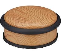 Trim porta rotonda aspetto legno 10 x 4,5 cm in metallo - Fermaporta