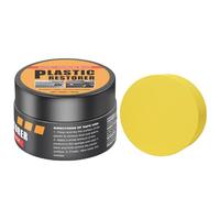 Trim Repair Paste - 50G Black Restorer, Car Cleaner With Sponge, Scratch Removal And Dashboard Restoration | Suitable For Automotive Interior Leather Detailing Shine Care Protection