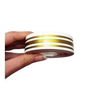 Trim Stripes Strisce Adesive per Auto 3 Fili, Oro, 16 mm x 10 Mt