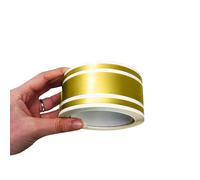 Trim Stripes Strisce Adesive per Auto 3 Fili, Oro, 50 mm x 10 Mt