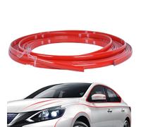 Trim Stripes Strisce Adesive per Auto, Profilo Adesivo per Auto, Listelli anticollisione carrozzeria Listelli bordo porta Listelli anticollisione, Striscia anticollisione paraurti, 12mm*5m, Rosso