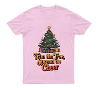 Trim The Tree Spread T-Shirt Unisex Regalo Retrò Divertente Donna Vintage Uomo