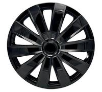 Trimak Copricerchi da 16 pollici, set da 4 pezzi, in plastica ABS nera, resistente agli urti e di alta qualità