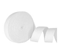 Trimit, Rotolo di fettuccia da 40 mm x 10 m, in Cotone Bianco