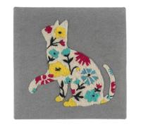 Trimits Ago Feltro Kit Con Telaio Ð Gatto, 20.3x20.3cm, Incluso di Legno Telaio
