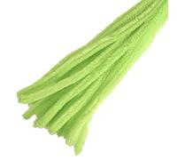 Trimits Detergente per Tubi in ciniglia Jumbo, Verde Lime, 30cm x 12mm