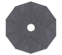 Trimits Feltro artigianale, confezione da 10, grigio, 23 x 30 cm