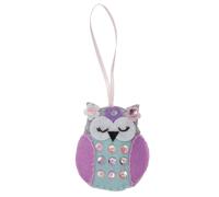 Trimits Feltro Decorazione Kit Ð Molla Civetta 2x6x13cm Incluso Colorata