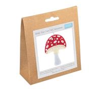 Trimits Kit di decorazione in feltro, 8,5 x 12 cm, fungo velenoso