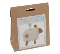 Trimits Kit di decorazioni in feltro, 10 x 10 cm, pecora