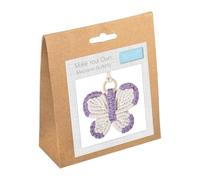 Trimits Kit di decorazioni macramè fai da te, farfalla