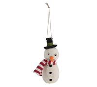 Trimits Kit di Natale per infeltrimento ad ago, pupazzo di neve, 11,5 x 4,5 cm