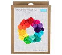 Trimits Kit Ghirlanda Pom Pom Arcobaleno Decorazione Natalizia GCK188