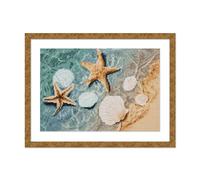 Trimits Kit per punto croce stampato, ricamo stampato, per adulti, principianti, bambini, regali di Natale, arte da parete, Crystal Shore