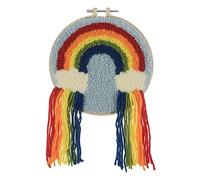 Trimits Kit per ricamo a punto croce con ago, 20,3 cm (8 pollici), arcobaleno