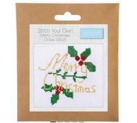 Trimits Kit Punto Croce Mini Confezione Natale Multicolore