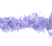 Trimits Marabou - Boa in piuma per feste, festival, orgoglio, addio al celibato, Halloween, Natale, lilla, 1,8 m x 12 cm