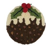 Trimits Punch Needle Hoop Kit, Christmas Pud, 20,3 cm