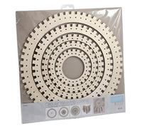 Trimits Telai per tessiture: circolari: 5 pezzi, Legno, assortito