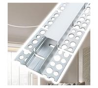 Trimless Fango In Canale LED Incasso Profilo In Alluminio Striscia LED Diffusore Montaggio A Filo per Sotto Gabinetto e Angoli Parete