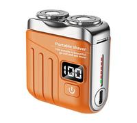 Trimmer elettrico da uomo - per barba da 8000 giri/min | Forma di valigia Display digitale USB impermeabile Mini da viaggio Strumento per toelettatura Regalo del padre por