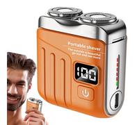 Trimmer elettrico per uomo per viso barba Display digitale portatile | Rasoio Impermeabile Per La Rasatura Di Viso E Barba Rasoio Elettrico Portatile Ricaricabile USB Con Displ