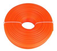 Trimmer Line, 2,4mm Stringa di Nylon Resistente Filo per Cavo Rotondo per Regolatore Benzina per Tagliaerba (50m, 100m, 120m)(120m)