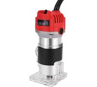 Trimmer Manuale Elettrico, Set di Utensili Elettrici per La Lavorazione del Legno della Macchina per Intagliare Fai-da-Te, 800W Lavorazione di Mobili in Legno Laminatore per Rifilatura Manuale, 1/4"