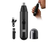 Trimmer nasale Kit ricaricabile con display digitale - Trimmer nasale per donne per uomini e donne - per viaggi all'aria