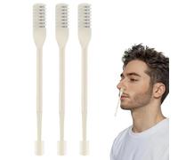 Trimmer per capelli nasali da donna, rasoio nasale a due teste | Kit di 3 rasaerba portatile girevole a 360 gradi per rasatura e cura personale di uomini e donne