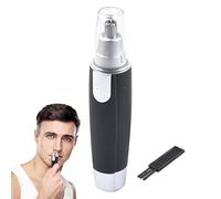 Trimmer per capelli naso: dispositivo a celle asciutte, finitura in velluto spray nero | Strumento di dettaglio elettrico con lame di precisione, trimmer per toilette professionale per