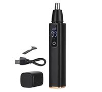 Trimmer per capelli per naso elettrico, rasoio per capelli multifunzionale per gli uomini: con display digitale regolabile a 3 stadi, capelli indesiderati indesiderati, ornamento portatile p