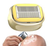 Trimmer per cranio calvo | Rasoio manuale per testa calva | Strumento di cura per auto-taglio uomini anziani atleti viaggio casa quotidiana mattina barba pelle capelu