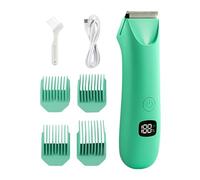 Trimmer per il corpo, dispositivo con display digitale e basso rumore | Taglierina per il corpo per gli uomini, per uso su pubi, testicoli, schiena, petto, braccio e gamba