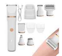 Trimmer per la Zona Bikini Eliminapeli Corporeo Ricaricabile | Rasoio Elettrico da Viaggio per Viaggio Casa Area Privata Zona Intima Gambe e Braccia Sottoascella Ascella Corpo Viso