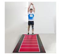 Trimmer per peli del naso, tavola da allenamento in morbida gomma ammortizzante, tappetino per allenamento in piedi per salti di lunghezza per bambini/adulti per esercizi di stretching (adulti (350 x