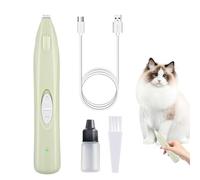 Trimmer per unghie per cani,Trimmer per pelliccia in pastiglie per cani | Macchina silenziosa per animali domestici con design sicuro per l'uso quotidiano su viso, orecchie e occhi