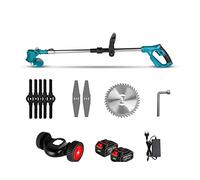 Trimmer pieghevole for tosaerba elettrico for batteria da 18 V 8 accessori Utensili elettrici da taglio for potatura da giardino regolabili per giardino, prato(Option 2)