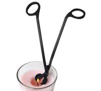 Trimmer - Strumento di taglio per stoppini di alta qualità, elegante kit per la cura delle , set spegni lungo in acciaio , spegnimento sicuro per profumate per la casa