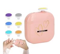 Trimmer Trimmer Bagno - Tripper Elettrici Bambino, Trimmer USB Richargabile | Strumento Di Manicure A Basso Rumore Portatile Illuminato A LED Con 6 Cuscinetti, Ritagli Di Unghie Automatici Per Adolesc