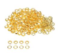 Trimming Shop 100 x Occhielli e Rondelle - Colore Oro - 10mm Misura - Ideale per Abito, Pizzo o Tessuti