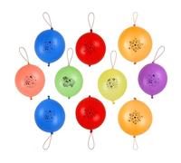 Trimming Shop 250 palloncini stampati per bambini, 30,5 cm, grandi, spessi e resistenti, con corda elastica, colori assortiti, facili da gonfiare per sacchetti per feste e giochi per bambini