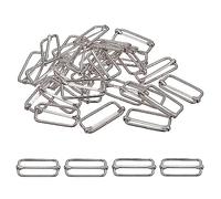 Trimming Shop 38 mm Triglide Bronzo Fibbia moschettone Girevole in Metallo Scorrevole Trigger per Cinghie, Durevole, Leggero, Zaino, Fissaggio Fascetta, Pet collari e Borsa, Metallo, Silver, 25pcs…