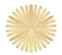 Trimming Shop 50 Bastoncini per Lecca-Lecca da 15 cm, Bastoncini per Artigianato in Legno, per casa e Scuola, per ghiaccioli in Legno, Ideali per Arti e lavori