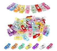 Trimming Shop 50 mollette da cucito in plastica per trapuntatura, artigianato, sartoria, multiuso, colorate, per tessuti, adatte per appendere oggetti