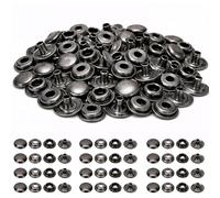 Trimming Shop Bottoni a Pressione da 10 mm, 4 Pezzi, Resistenti e Leggeri, Bottoni Automatici in Metallo Senza Cuciture per Lavori in Pelle Fai da Te, Giacche, Riparazione di Abbigliamento, Borse